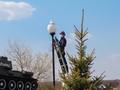 Белгородские энергетики восстановили работу наружного освещения в Парке Воинской Славы Борисовского района