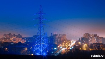 Белгородские энергетики выполнили праздничную подсветку  высоковольтных опор ЛЭП в Белгороде