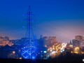 Белгородские энергетики выполнили праздничную подсветку  высоковольтных опор ЛЭП в Белгороде