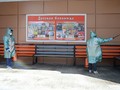 При поддержке Лебединского ГОКа в Губкине ведутся дезинфекционные мероприятия