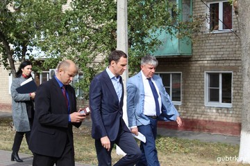 Первый заместитель губернатора Белгородской области Денис Буцаев посетил Губкин