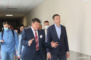 Первый заместитель губернатора Белгородской области Денис Буцаев посетил Губкин