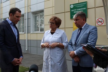 Первый заместитель губернатора Белгородской области Денис Буцаев посетил Губкин