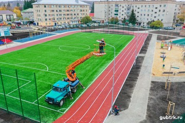 Белгородэнерго переустроило сети электроснабжения нового спортивного парка в поселке Борисовка