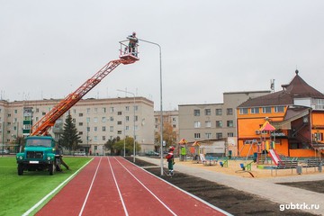 Белгородэнерго переустроило сети электроснабжения нового спортивного парка в поселке Борисовка