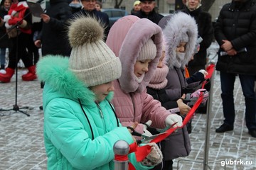 В рамках проекта «Формирование комфортной городской среды» Губкине открыли сквер «Детский»