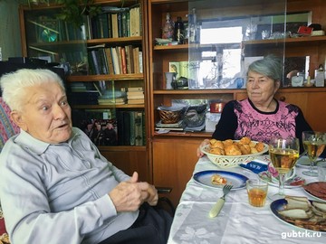 На новогодних праздниках белгородские энергетики поздравили с 95-летием ветерана Великой Отечественной войны, ветерана Белгородэнерго Николая Шевцова