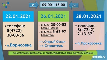 Управление Росреестра по Белгородской области проводит цикл «горячих линий» в январе 2021