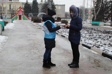 В Губкине волонтерами Победы проведена акция памяти «Блокадный хлеб»