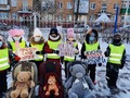 В Губкине юные пассажиры из МБДОУ 36 «Колокольчик» организовали челлендж детских автокресел