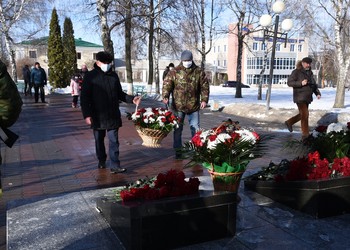 В Губкине почтили память солдат, погибших в Афганистане