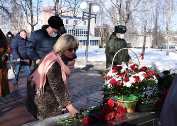 В Губкине почтили память солдат, погибших в Афганистане