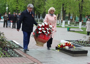 Губкинцы почтили память павших солдат в Великой Отечественной войне