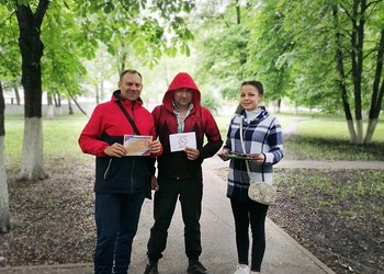 На п. Троицкий провели акцию «Курить – это не модно!»