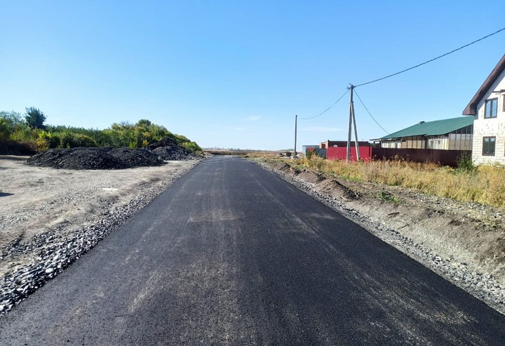В ИЖС Троицкий Губкинского городского округа построили почти 2 км новых дорог