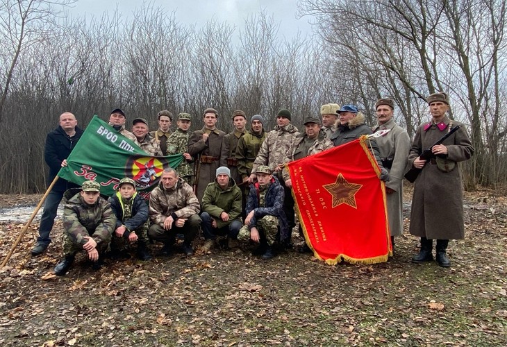 В Губкинском округе состоялось перезахоронение останков бойца Красной армии Ефима Коптева
