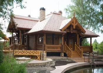 Дома из бруса в стиле русского зодчества