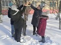 В посёлке Троицкий прошла акция «Поможем зимующим птицам»