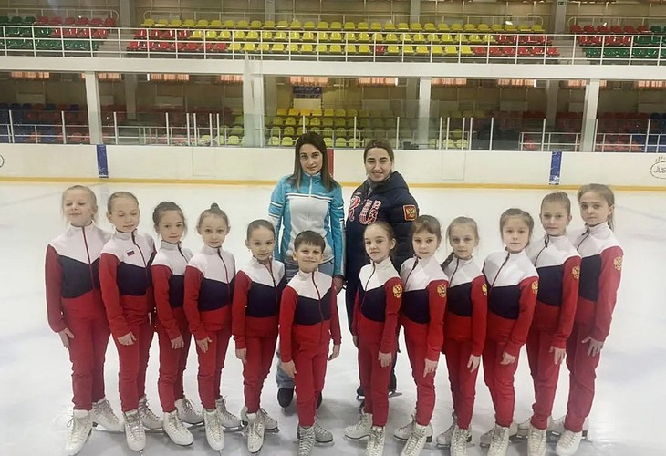 Губкинские спортсмены выступили на Открытом Первенстве области по фигурному катанию на коньках