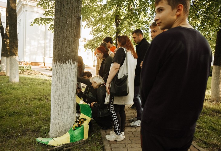В Губкине прошла выставка-променад «Тактики прислушивания»