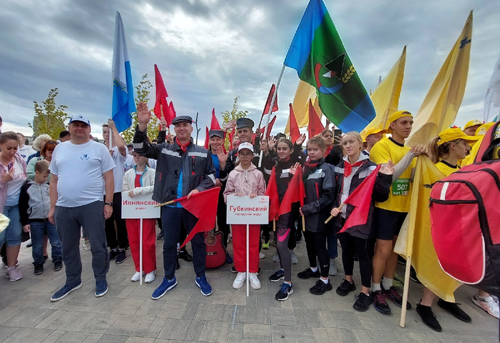 Команды из Губкина приняли участие в «Губернаторской эстафете»
