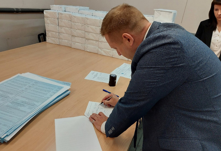 Избирательная комиссия в Губкине получила бюллетени для голосования