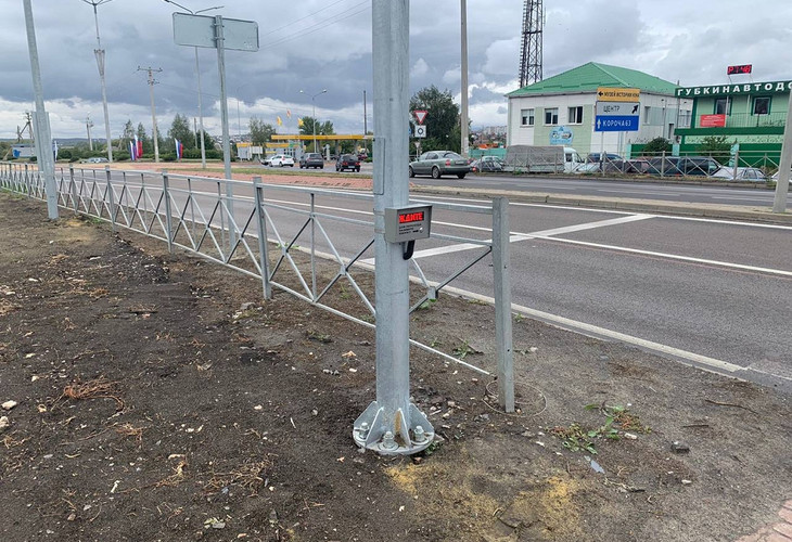 В Губкине установили вызывные светофоры