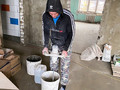 В школе №11 города Губкина продолжаются ремонтные работы