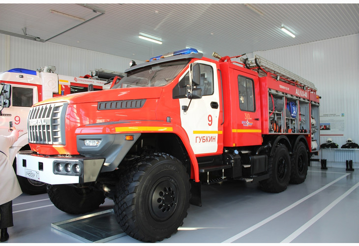 В Губкине открыли пожарно-спасательную часть