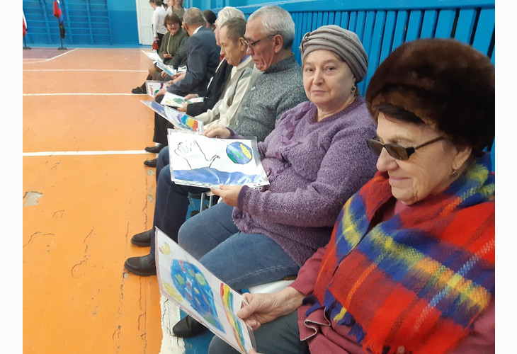 Патриотическая акция «Москва, твоя оборона идет через наши сердца» состоялась в Губкине