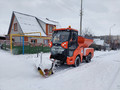 Борьбу со снегопадом в Губкине вели более 50 человек и 20 единиц техники МУП «Автодор»