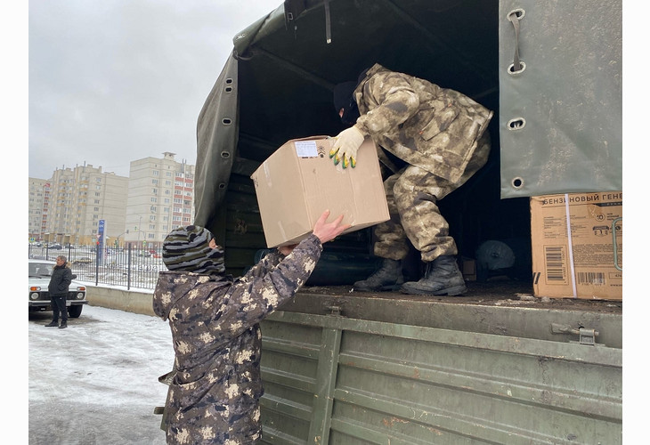 Из Губкина вновь отправляется рейс с гуманитарной помощью в зону СВО