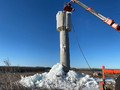 В селе Губкинского горокруга замёрзла водозаборная башня