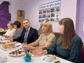 Михаил Лобазнов и Галина Колесникова поздравили волонтёров Губкина с Международным женским Днём
