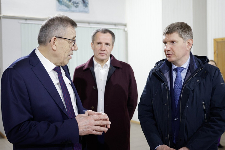 Министр экономразвития РФ Максим Решетников посетил Белгородскую область