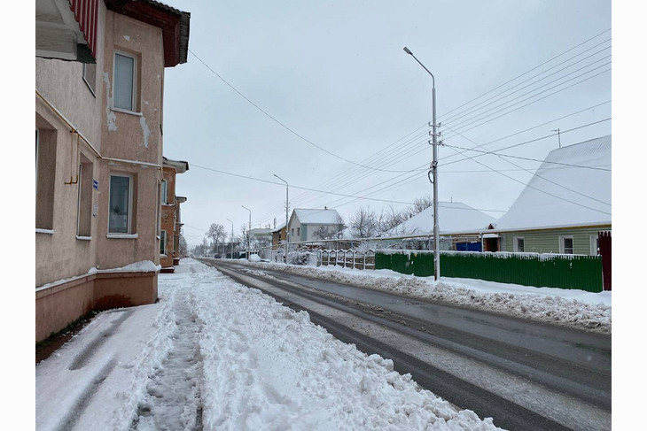 Как Автодор справился со снегом, который выпал в Губкине 31 марта