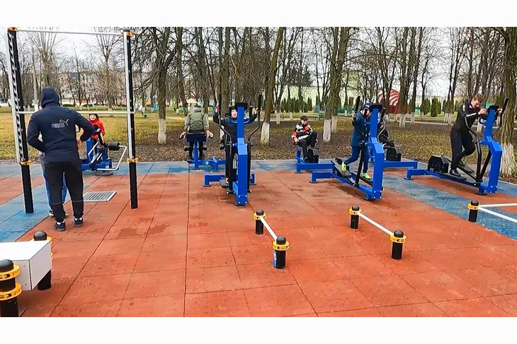 В Губкине построили третью площадку ГТО