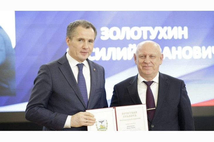 Губкинцы получили награды за заслуги перед Белгородчиной