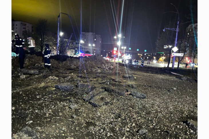 В Белгороде на перекрёстке улиц Ватутина и Губкина произошёл взрыв