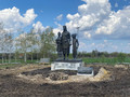 В Губкине идёт реставрация памятника вдове и матери солдата