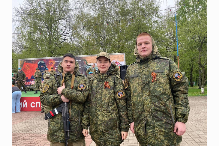 В Губкине прошли ежегодные соревнования курсантов ВПК «Марш-бросок в бессмертие»