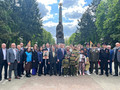 В День Победы губкинцы возложили цветы к памятнику Воину-Освободителю