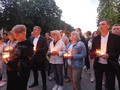 В Губкине зажгли около 800 свечей памяти к 80-летию Прохоровского танкового сражения