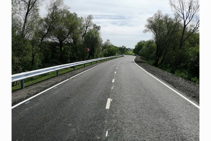 В Губкинском горокруге капитально отремонтировали участок региональной трассы Богословка - Дальняя Ливенка – Чибисовка