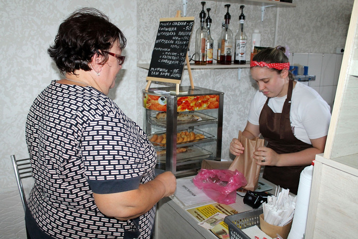 Благодаря соцконтракту в Губкине открылось кафе «Пышка»