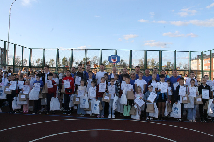 В Губкине состоялось торжественное закрытие летнего сезона проекта «Дворовый тренер»