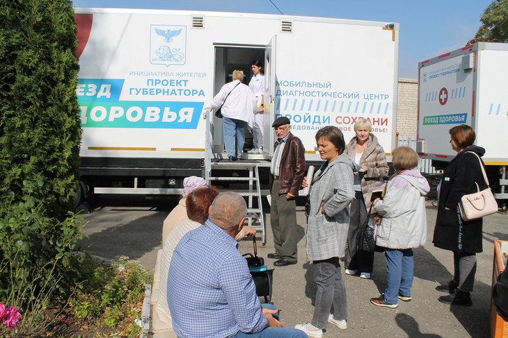 «Поезд здоровья» прибыл в губкинское село Сергиевка