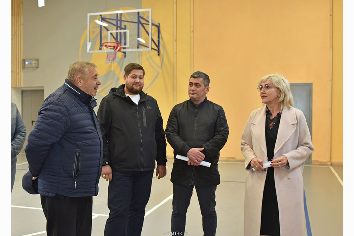 В Скороднянской школе Губкинского округа отремонтировали спортзал