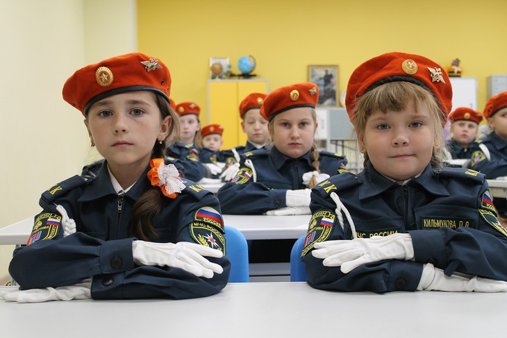 В образовательном комплексе «Перспектива» города Губкина открылся первый кадетский класс МЧС