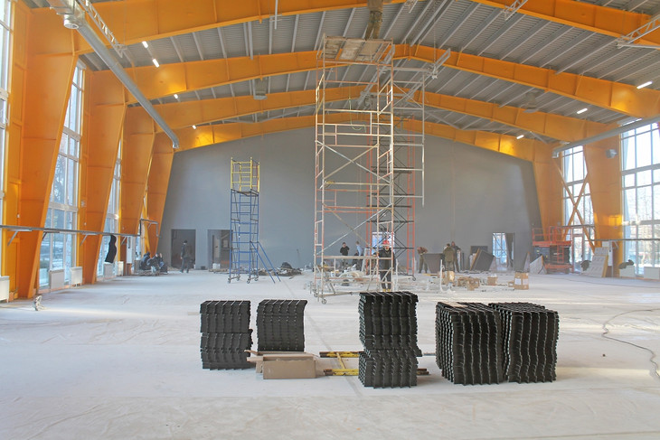 Финишная прямая: строительство ФОКа в Губкине находится на завершающей стадии